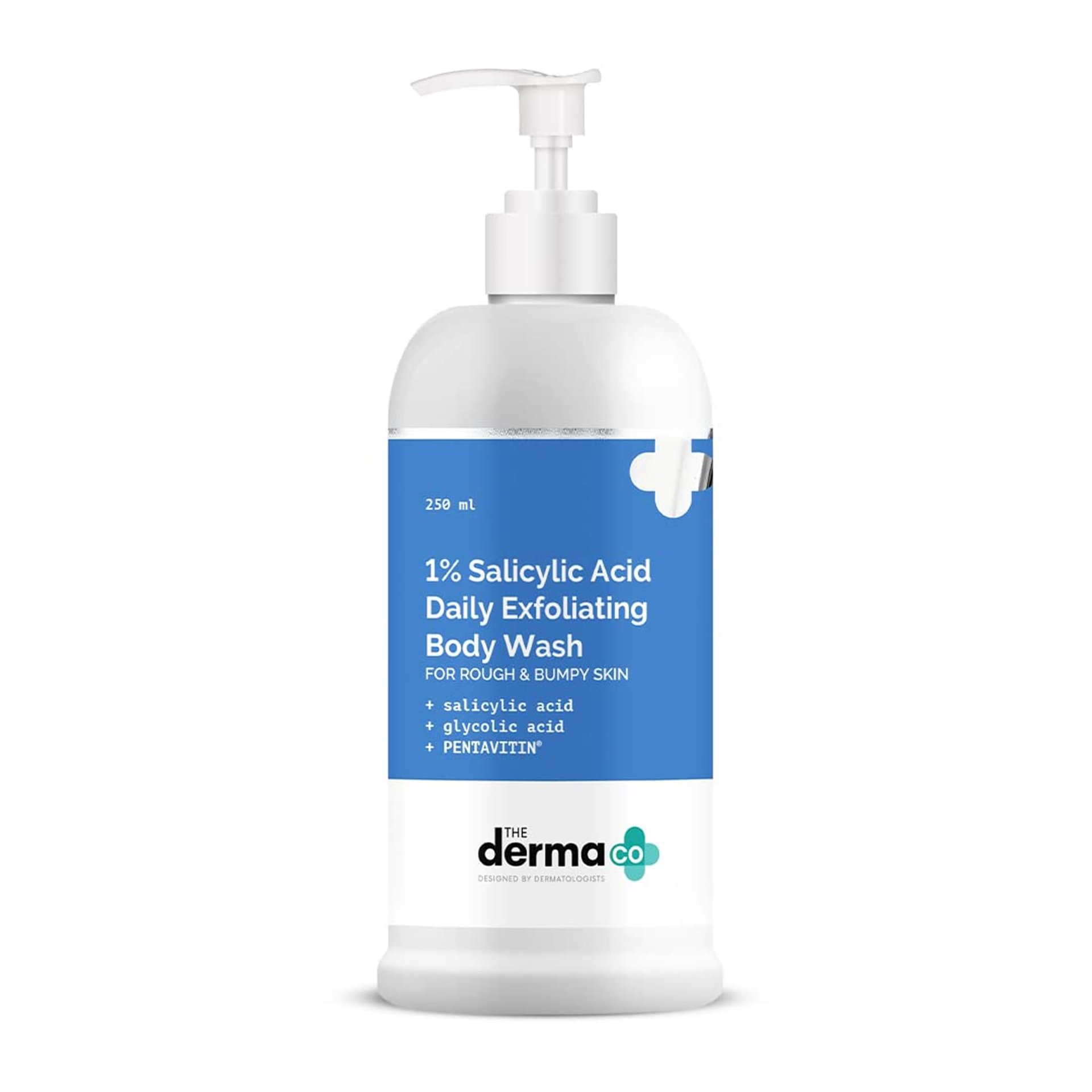 The Derma Co 1% Salicylic Acid Daily Exfoliating Body Wash 250ml - Kbazar Korean Cosmetics Store