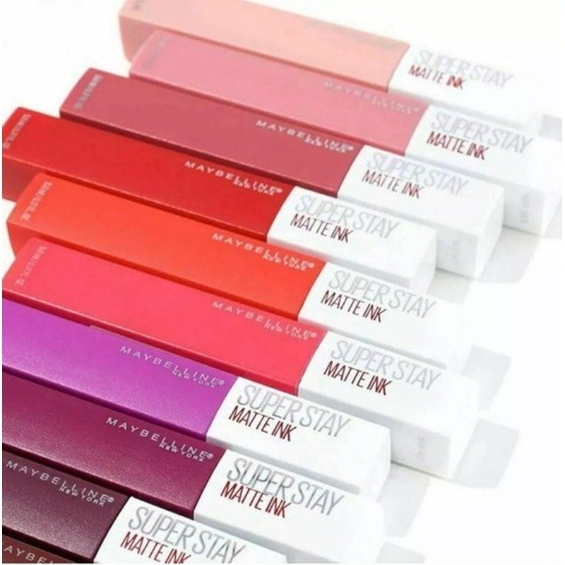 Maybelline Super Stay Matte Ink Liquid Lipstick(15 Lover)-5ml - Kbazar Korean Cosmetics Store