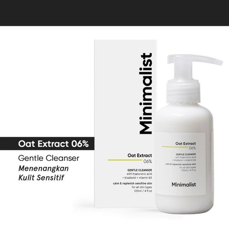 Minimalist Oat Extract 06% Gentle Cleanser 120ml - Kbazar - Korean Cosmetics Store