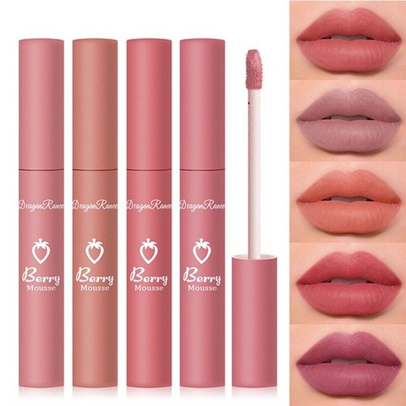 Beauty Glazed Matte Lipstick (112- Red Wine) 8g - Kbazar - Korean Cosmetics Store
