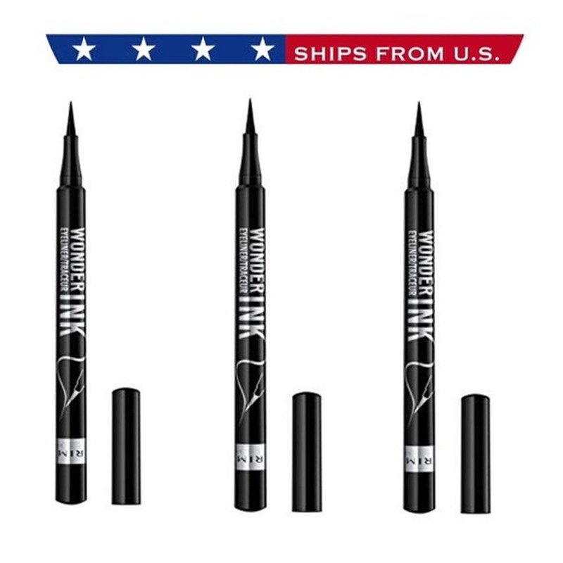 Rimmel Wonder’Ink Ultimate Liquid Eyeliner (001 Black) - Kbazar Korean Cosmetics Store