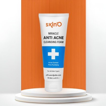 Skino Miracle Anti Acne Cleansing Foam 100ml - Kbazar - Korean Cosmetics Store