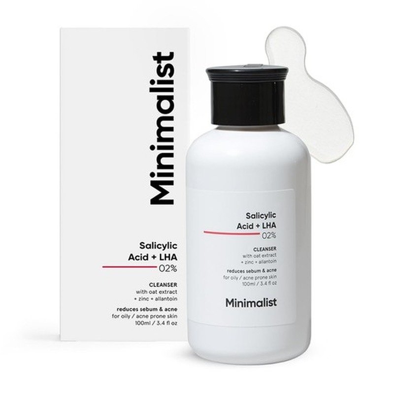 Minimalist Salicylic Acid + LHA 02% Face Cleanser- 100ml - Kbazar - Korean Cosmetics Store