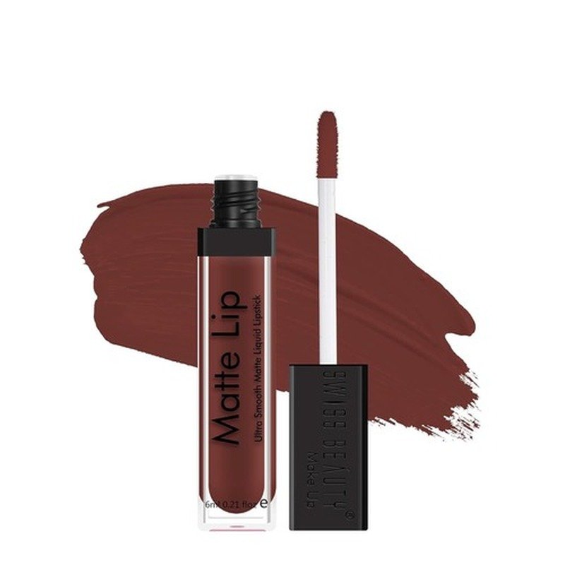 Swiss Beauty Matte Lip Liquid Lipstick- 27 - Kbazar Korean Cosmetics Store