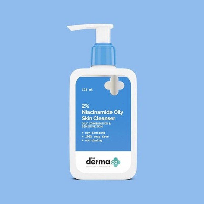 The Derma Co 2% Niacinamide Oily Skin Cleanser 125ml - Kbazar Korean Cosmetics Store