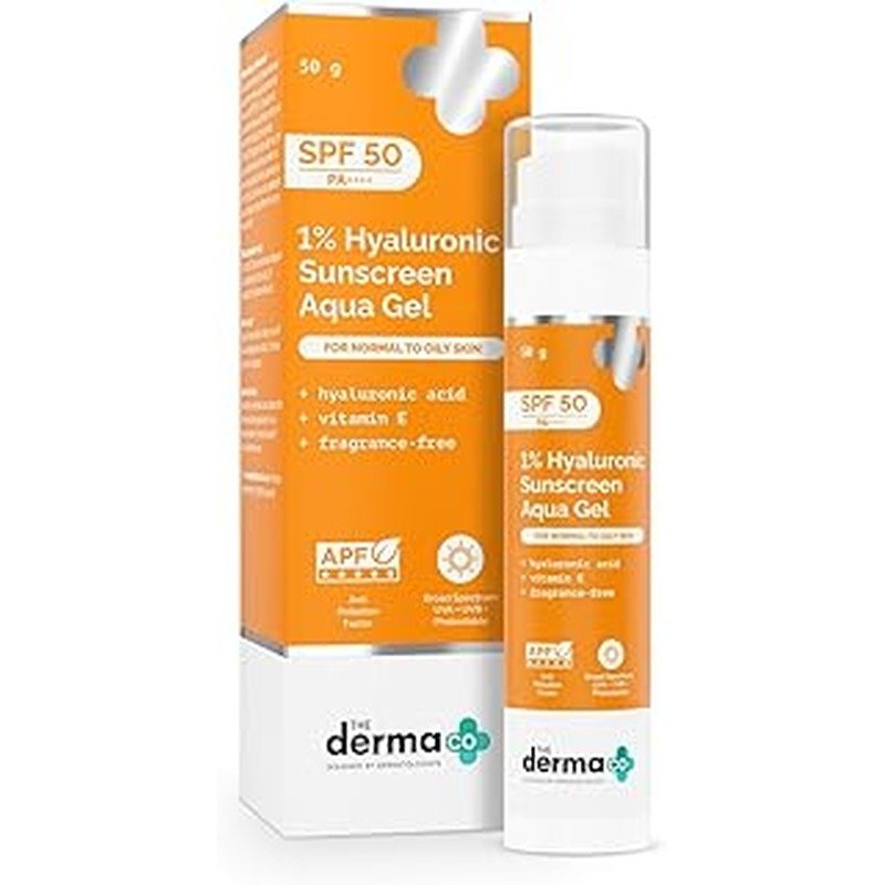 The Derma CO 1% Hyaluronic Tinted Sunscreen Gel for Broad Spectrum Protection 50g (30/09/2026) - Kbazar Korean Cosmetics Store