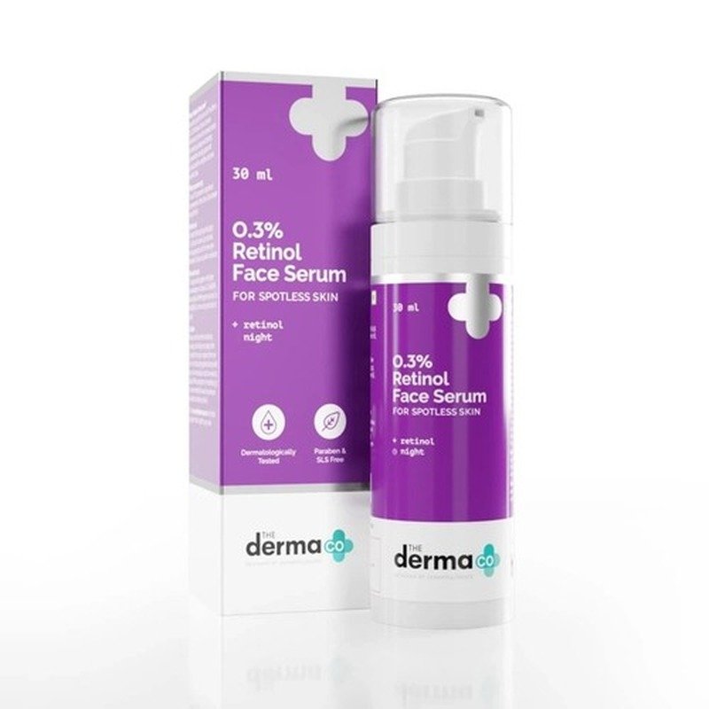 The Derma CO 0.3% Retinol Face Serum for Spotless Skin 30ml - Kbazar Korean Cosmetics Store