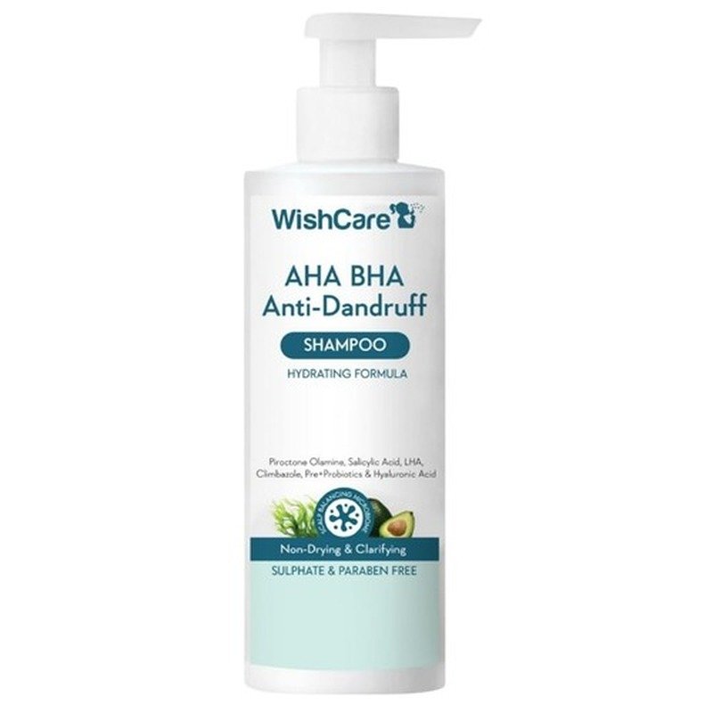 Wishcare AHA BHA Anti-Dandruff Shampoo 250ml - Kbazar Korean Cosmetics Store