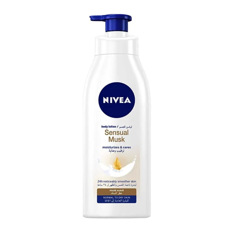 Nivea Body Lotion Sensual Musk 400ml - Kbazar Korean Cosmetics Store