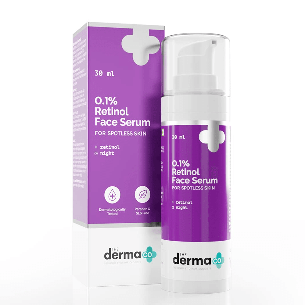 The Derma CO 0.1% Retinol Serum for Spotless Skin 30ml - Kbazar Korean Cosmetics Store