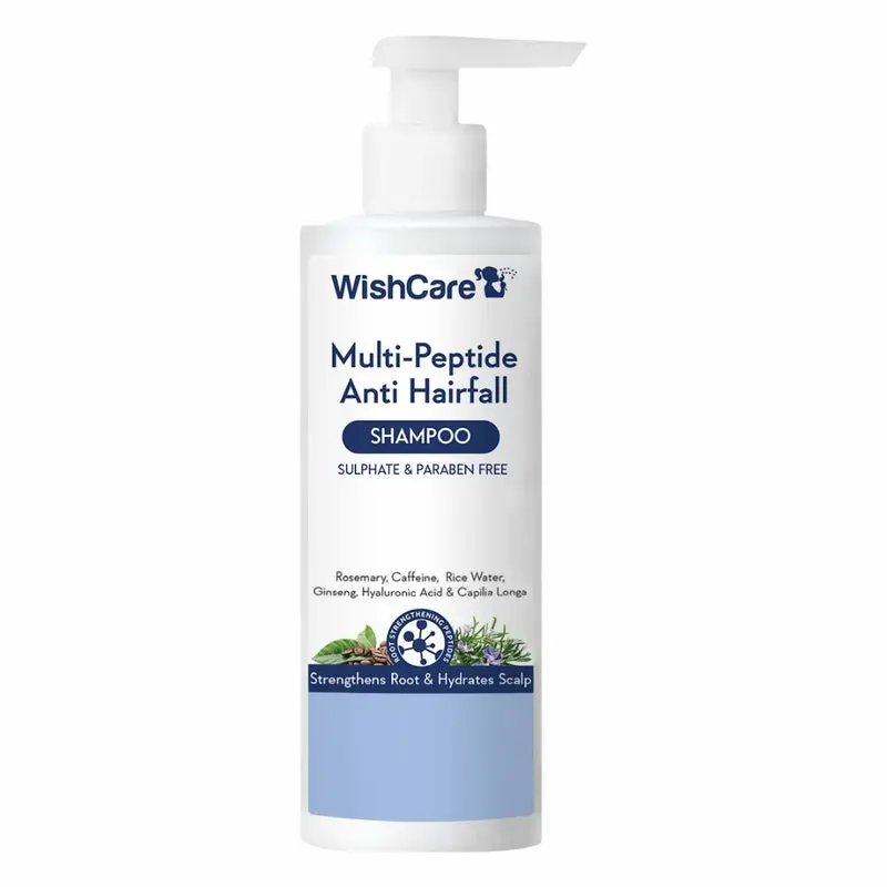 WishCare Multi Peptide Anti Hairfall Shampoo 250ml - Kbazar Korean Cosmetics Store