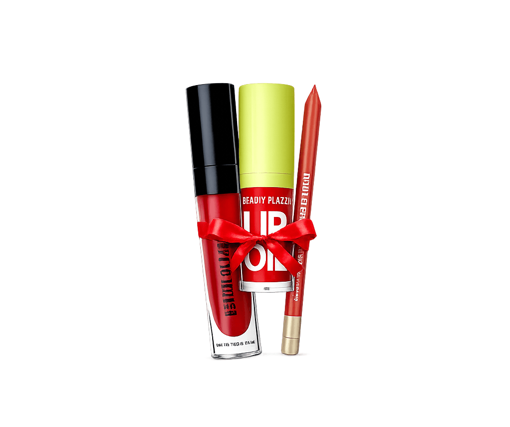 Beauty Glazed Pookie Lip Combo Set – Lip Liner, Lip Glow Oil & Matte Lipstick - Kbazar Korean Cosmetics Store