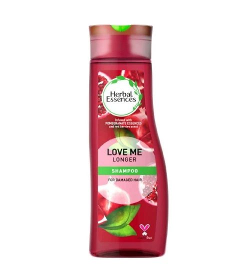 Herbal Essences Shampoo Love Me Longer Pomegranate Red Berries Scent 400ml - Kbazar Korean Cosmetics Store