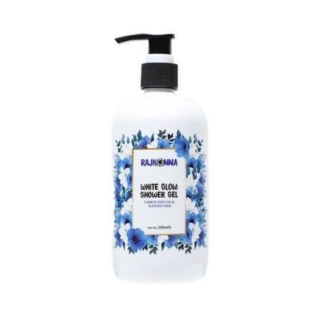 Rajkonna White Glow Shower Gel 330ml - Kbazar Korean Cosmetics Store