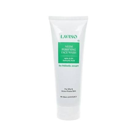 Lavino Neem Purifying Face Wash With 0.5% Salicylic Acid 100ml - Kbazar - Korean Cosmetics Store