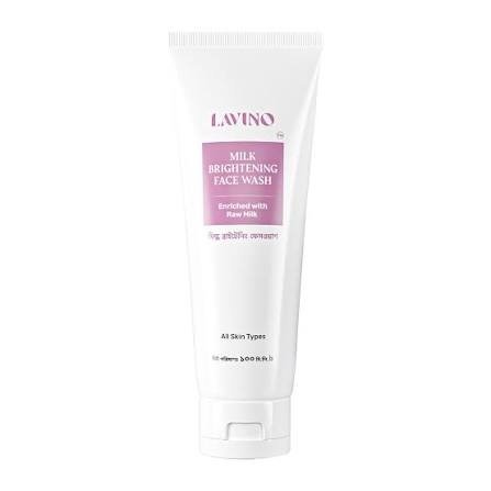 Lavino Milk Brightening Face Wash 100ml - Kbazar - Korean Cosmetics Store