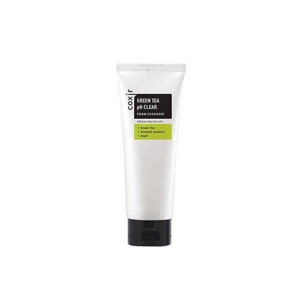 Coxir Green Tea pH Clear Foam Cleanser - 150ml - Kbazar - Korean Cosmetics Store
