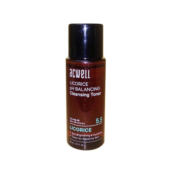 ACWELL Licorice pH Balancing Cleansing Toner 30ml - Kbazar Korean Cosmetics Store