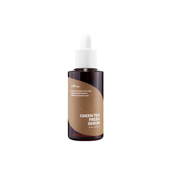Isntree Green tea Fresh Serum 50ml - Kbazar Korean Cosmetics Store