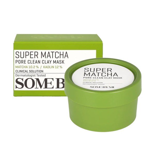 Some By Mi Super Matcha Pore Clean Clay Mask 100g - Kbazar Korean Cosmetics Store